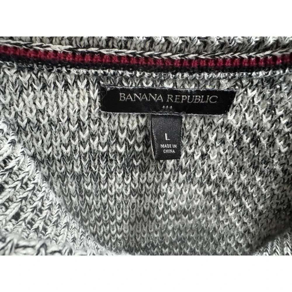 Banana Republic Unisex Adult Large Collar Sweater Men's Size Large